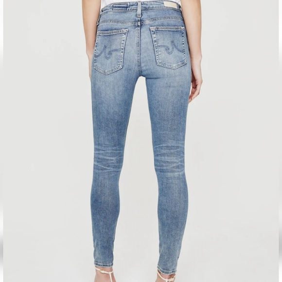 AG Adriano Goldschmied Women's Farrah AG-ed High-Rise Skinny Ankle Jeans. - Picture 3 of 16